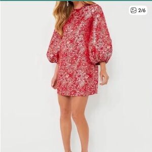 Tuckernuck dress Elegant Red Floral Dress